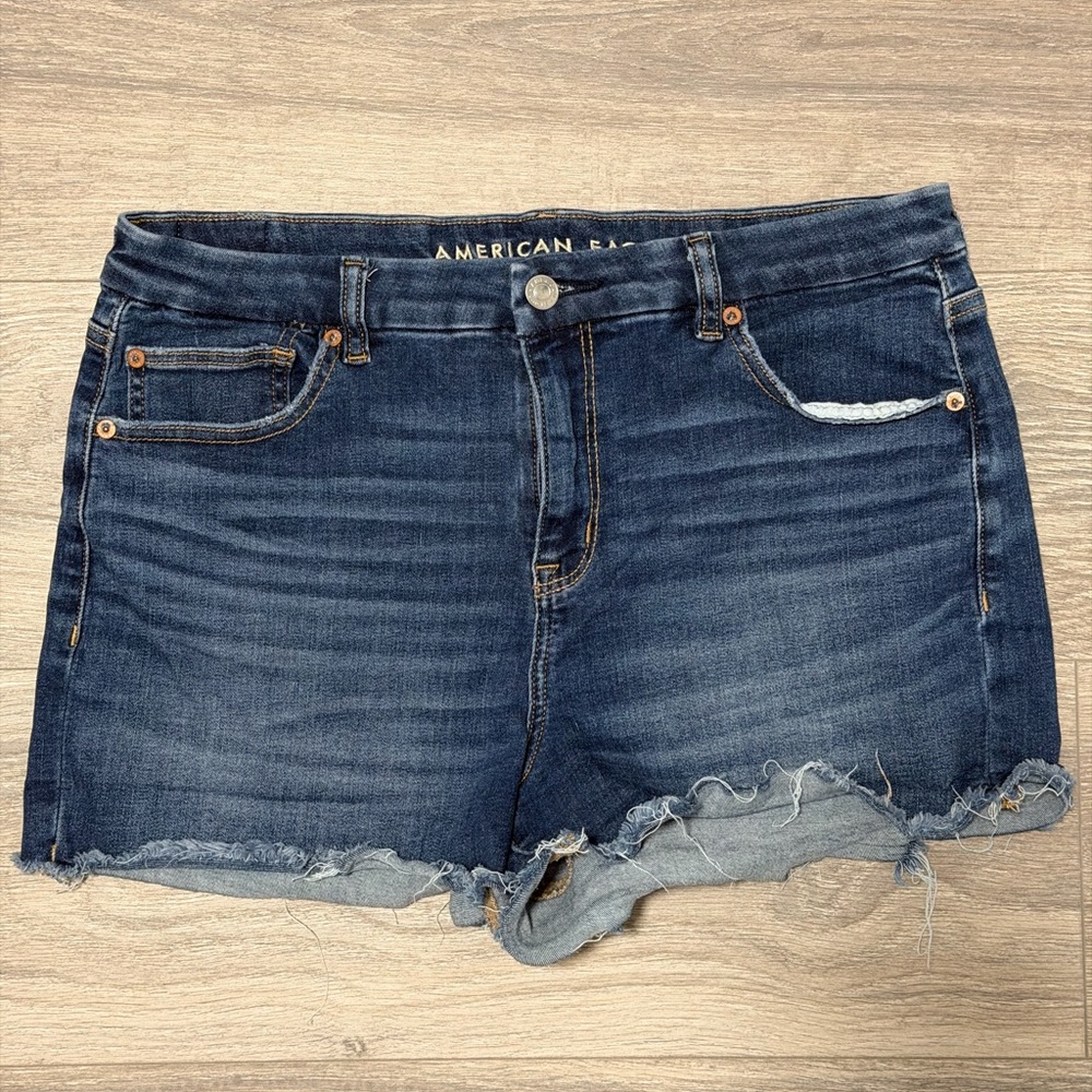 American Eagle Outfitters Dark Blue Jean Shorts